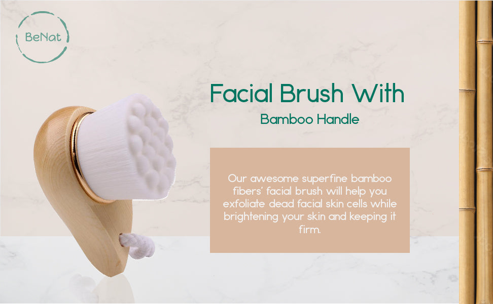 
                  
                    Facial Brush with Bamboo Handle by Pure Body Skin - photo 3
                  
                