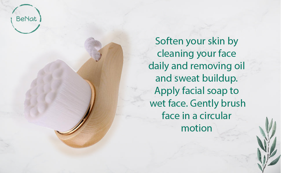 
                  
                    Facial Brush with Bamboo Handle by Pure Body Skin - photo 4
                  
                