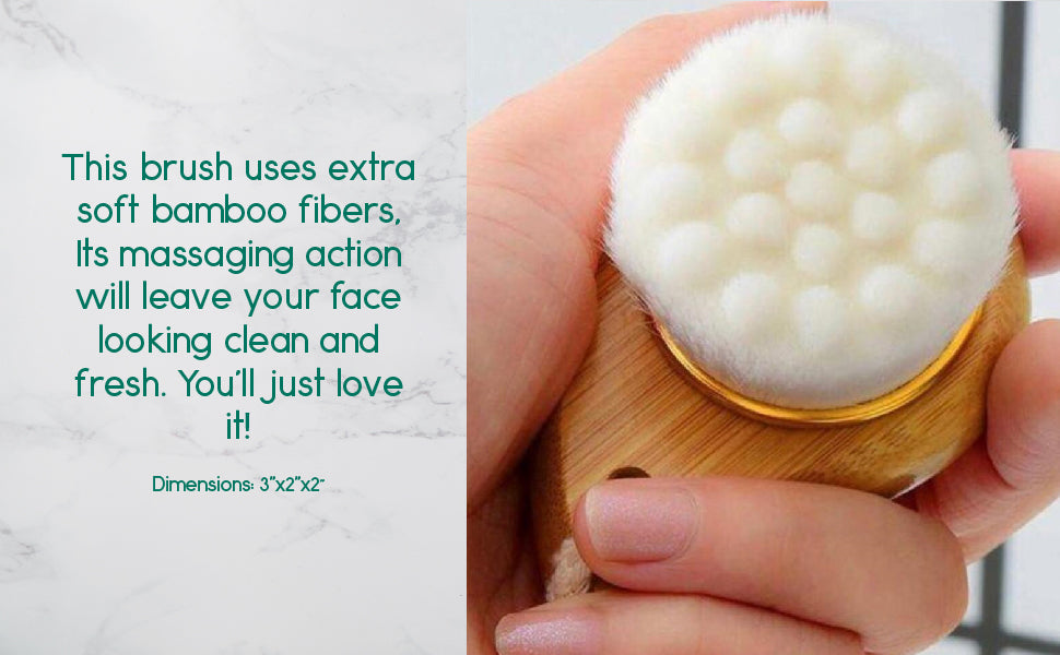 
                  
                    Facial Brush with Bamboo Handle by Pure Body Skin - photo 5
                  
                