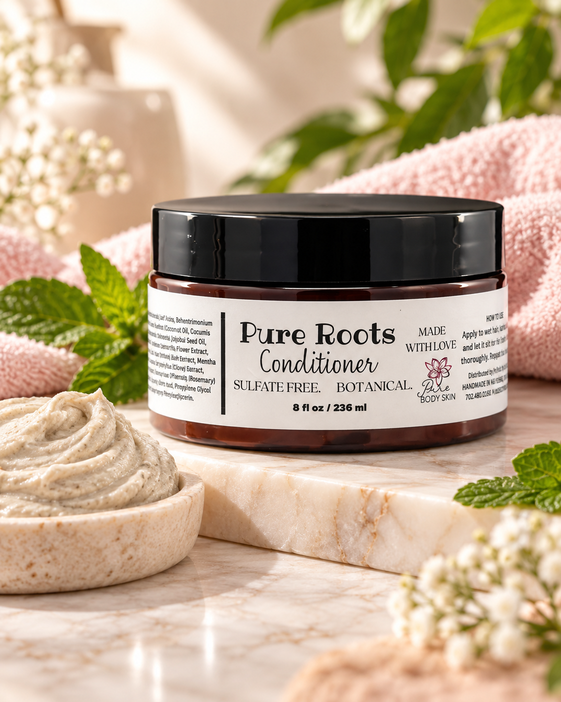 
                  
                    Pure Roots Sea Moss & Rosemary Shampoo + Conditioner by Pure Body Skin - photo 8
                  
                