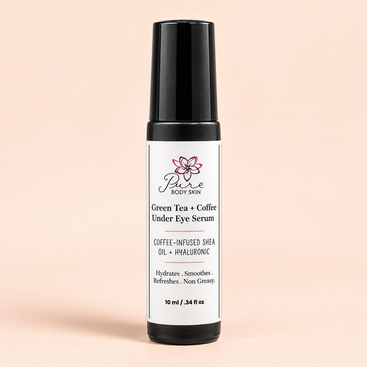 Coffee & Green Tea Under Eye Roller by Pure Body Skin