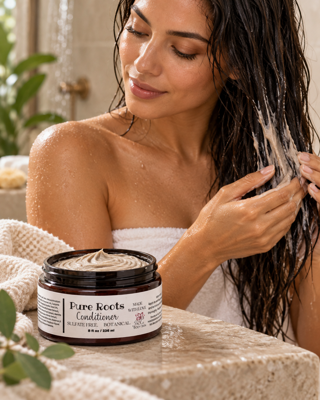 
                  
                    Pure Roots Sea Moss & Rosemary Shampoo + Conditioner by Pure Body Skin - photo 6
                  
                