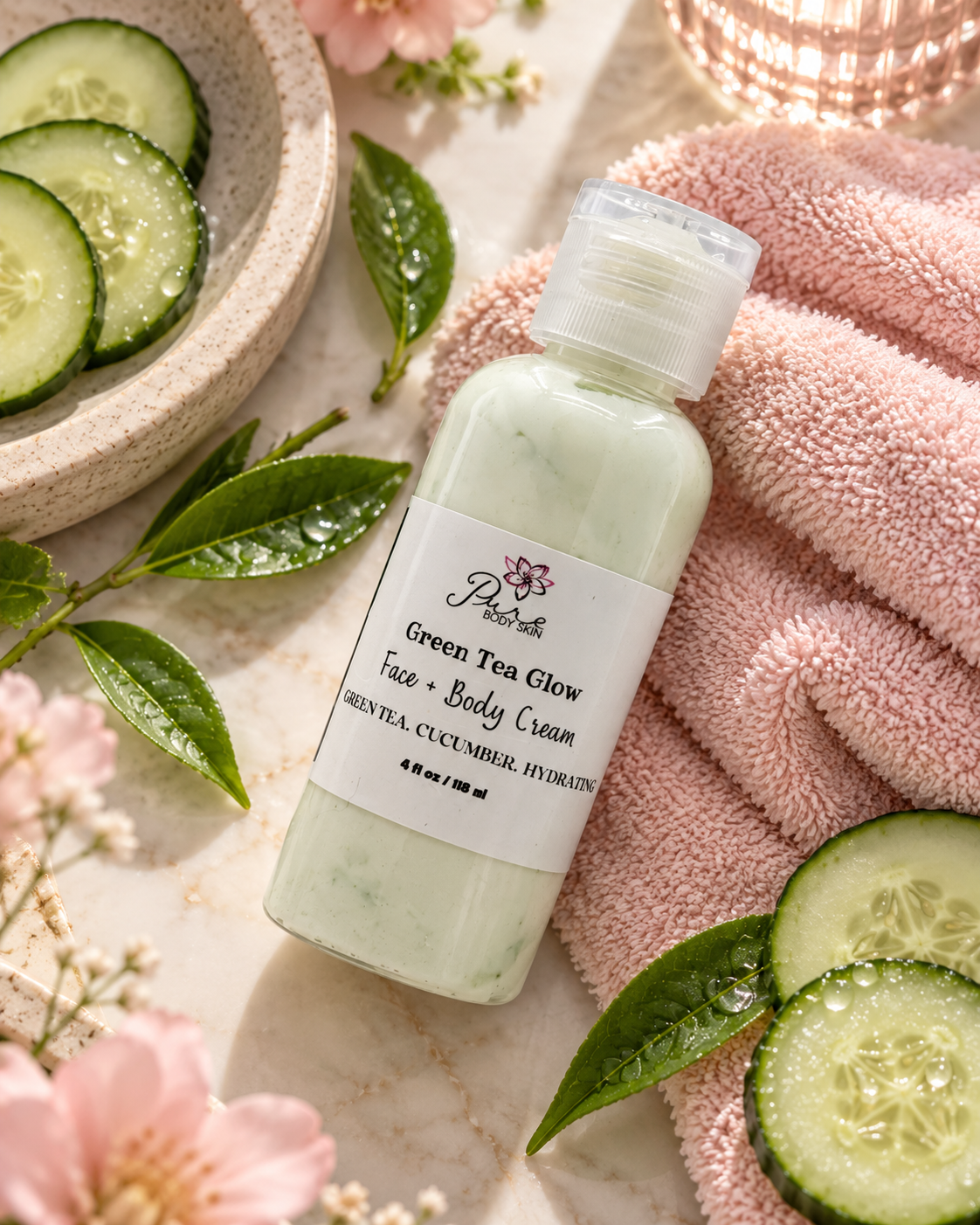 
                  
                    Green Tea Glow Face + Body Cream by Pure Body Skin - photo 3
                  
                