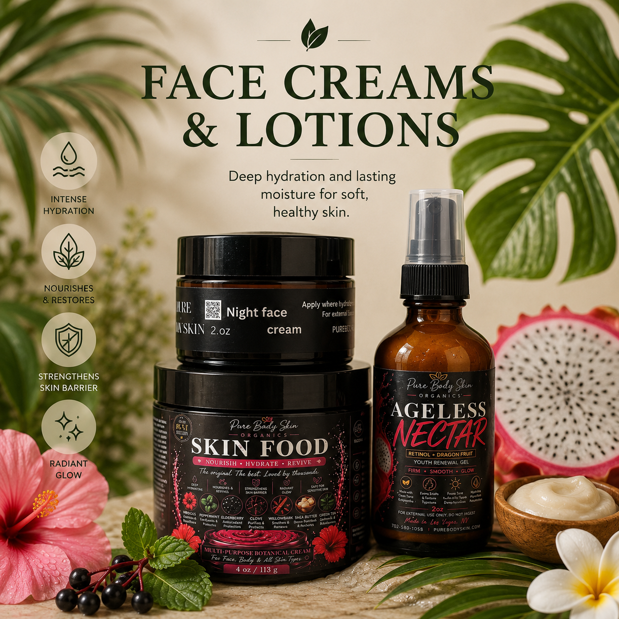 Face Cream and lotions