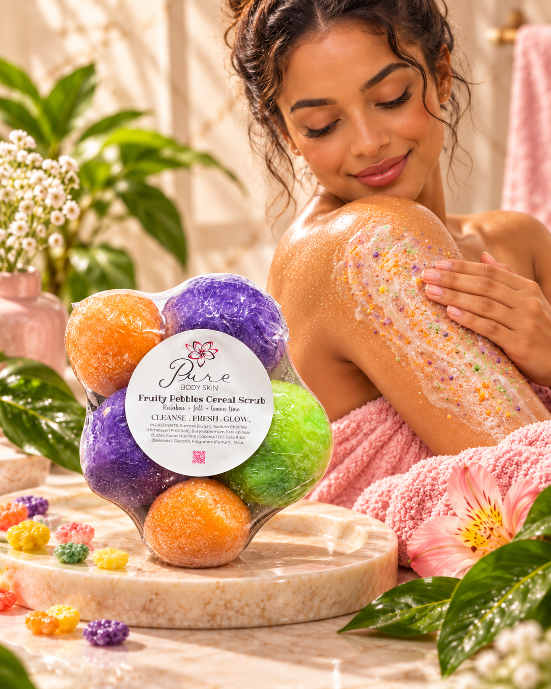 
                  
                    Fruity Pebbles Shea scrub by Pure Body Skin - photo 3
                  
                