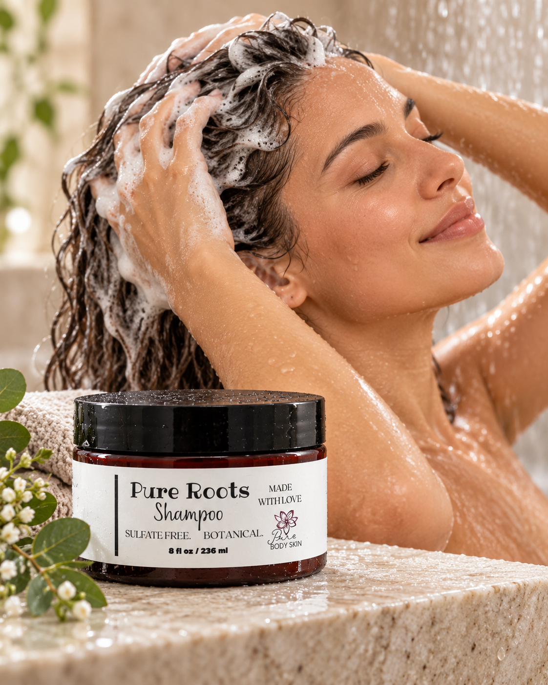 
                  
                    Pure Roots Sea Moss & Rosemary Shampoo + Conditioner by Pure Body Skin - photo 3
                  
                