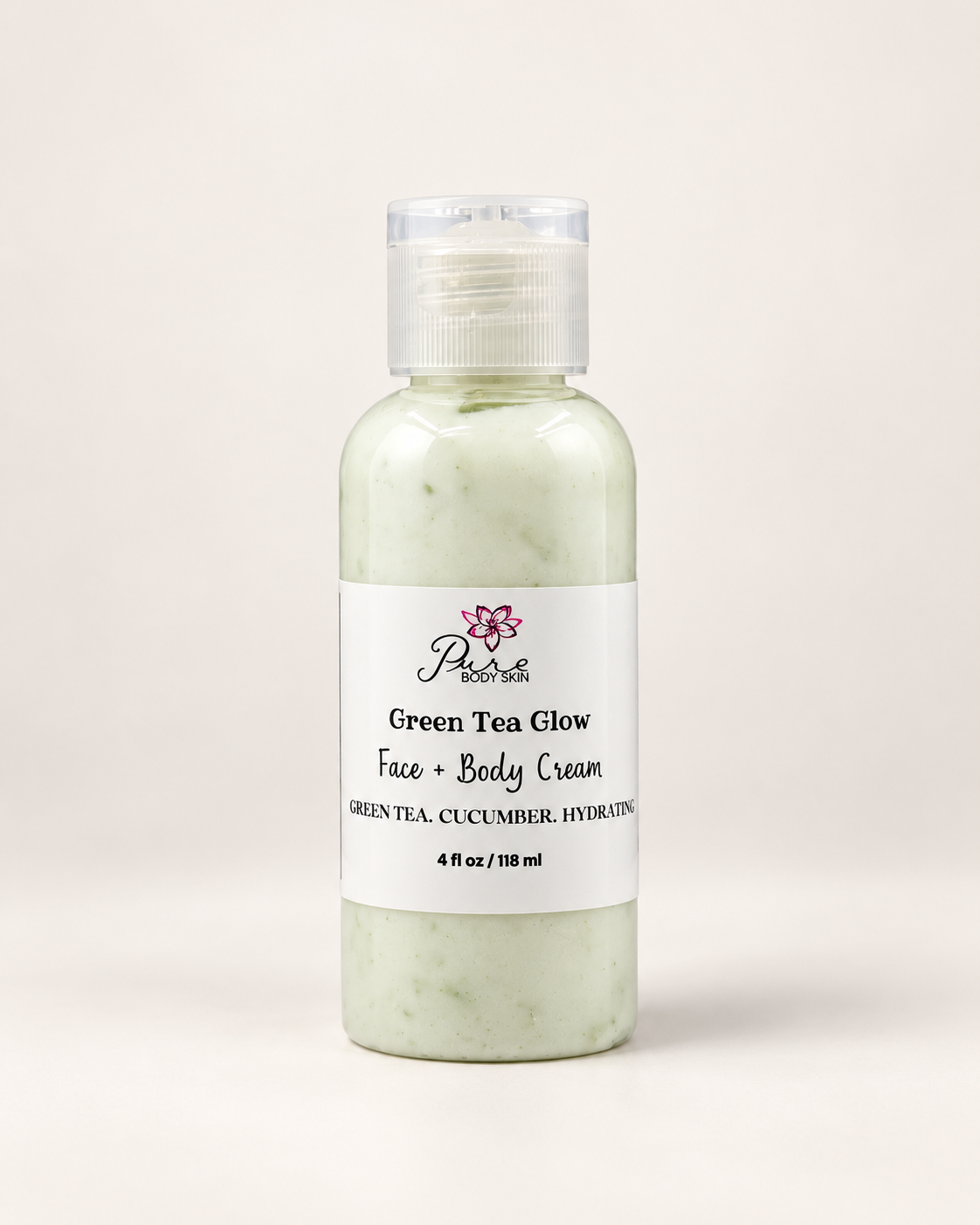 Green Tea Glow Face + Body Cream by Pure Body Skin