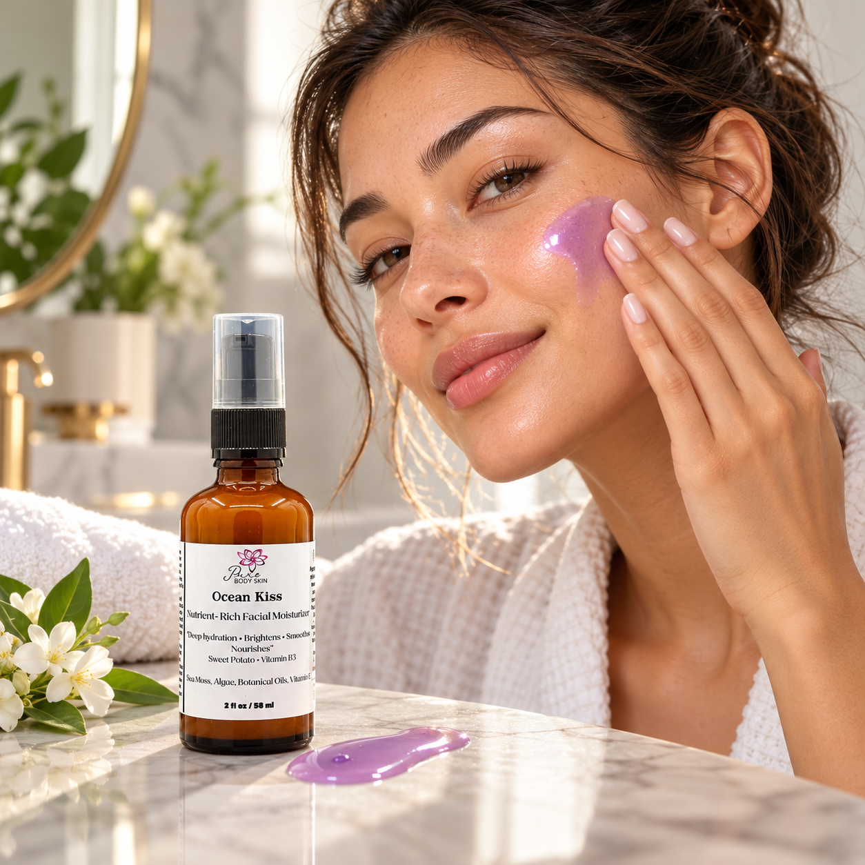 
                  
                    Ocean Kiss Purple Sea Moss Hydrating Face Serum by Pure Body Skin - photo 3
                  
                