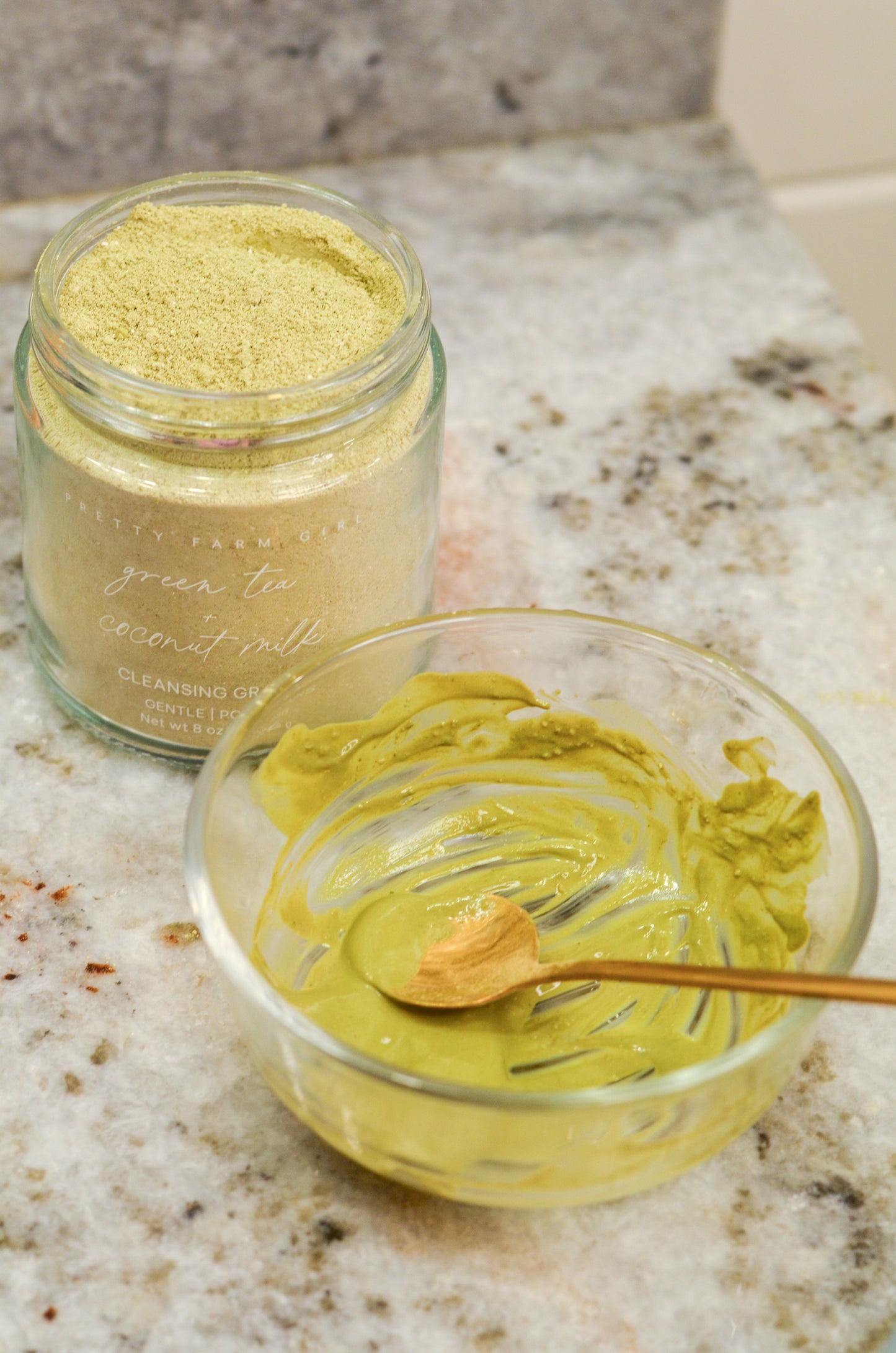 
                  
                    Green Tea + Coconut Milk Facial Cleansing Grains by Pure Body Skin - photo 4
                  
                