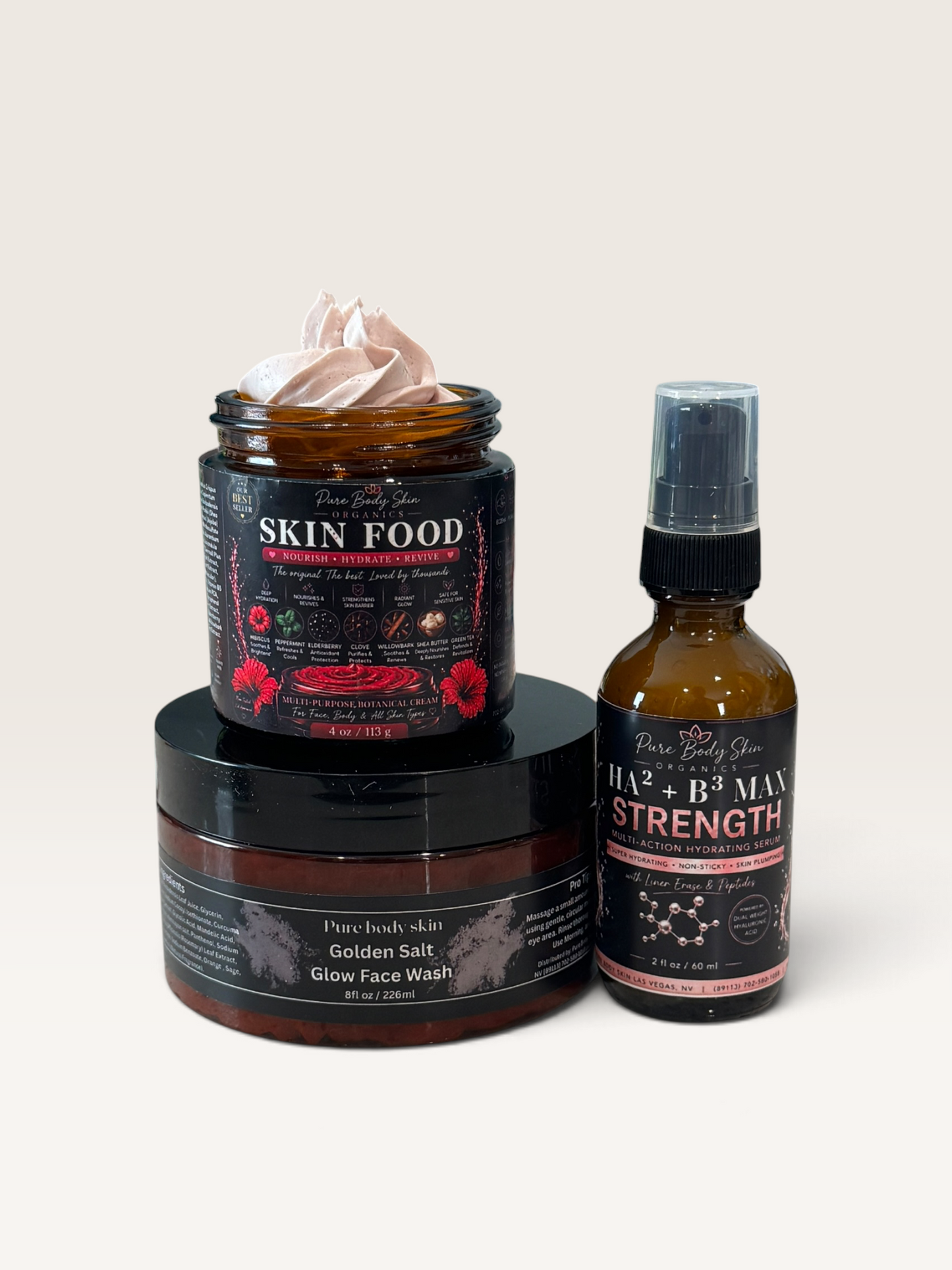 Glow Routine 3-Step Hydrating Skincare Bundle