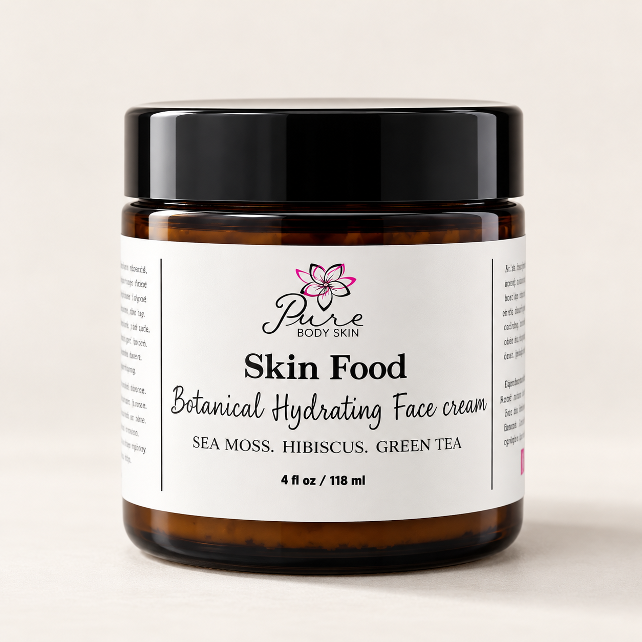 Skin Food Sea Moss Face Cream – Hydrating Moisturizer by Pure Body Skin