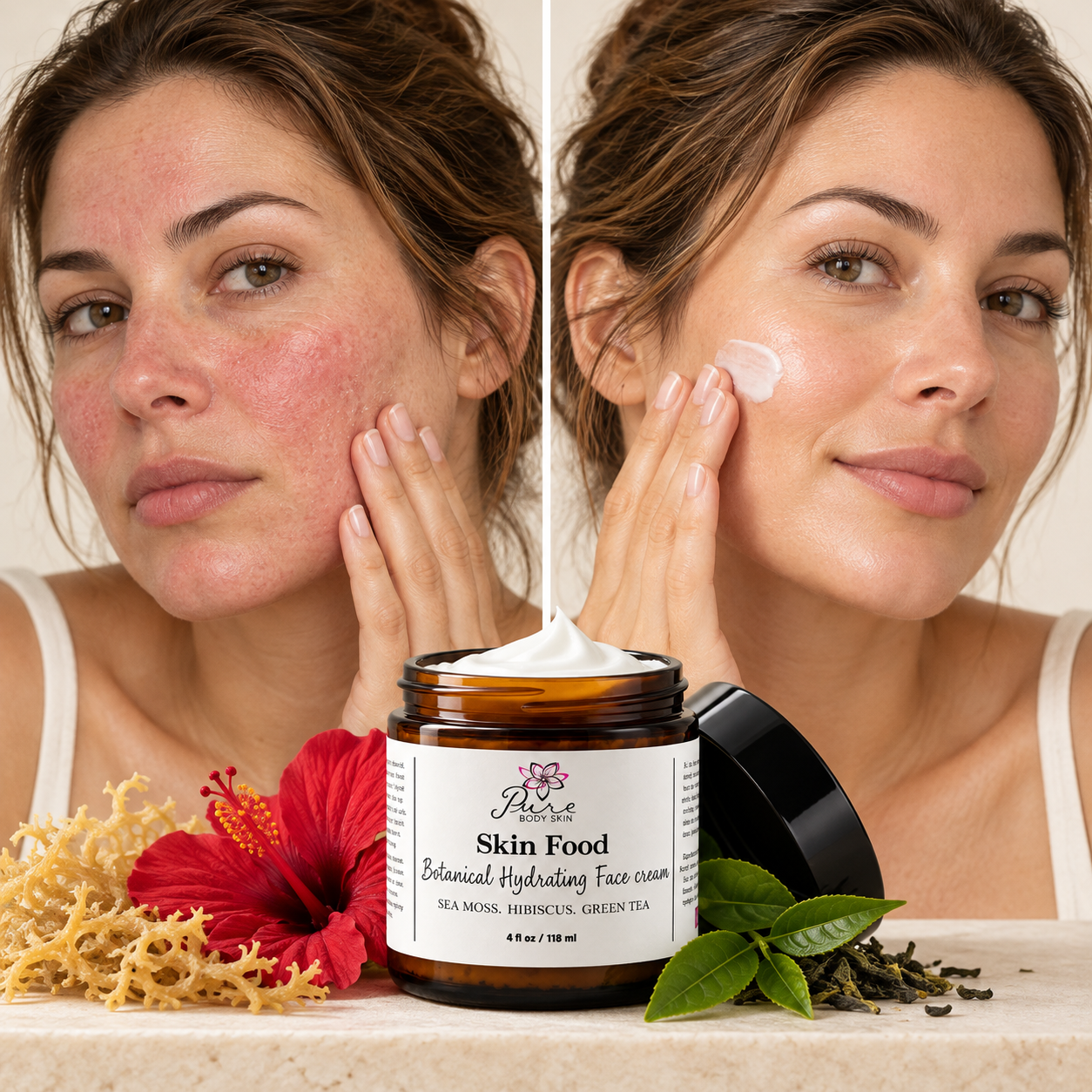 
                  
                    Skin Food Sea Moss Face Cream – Hydrating Moisturizer by Pure Body Skin - photo 3
                  
                