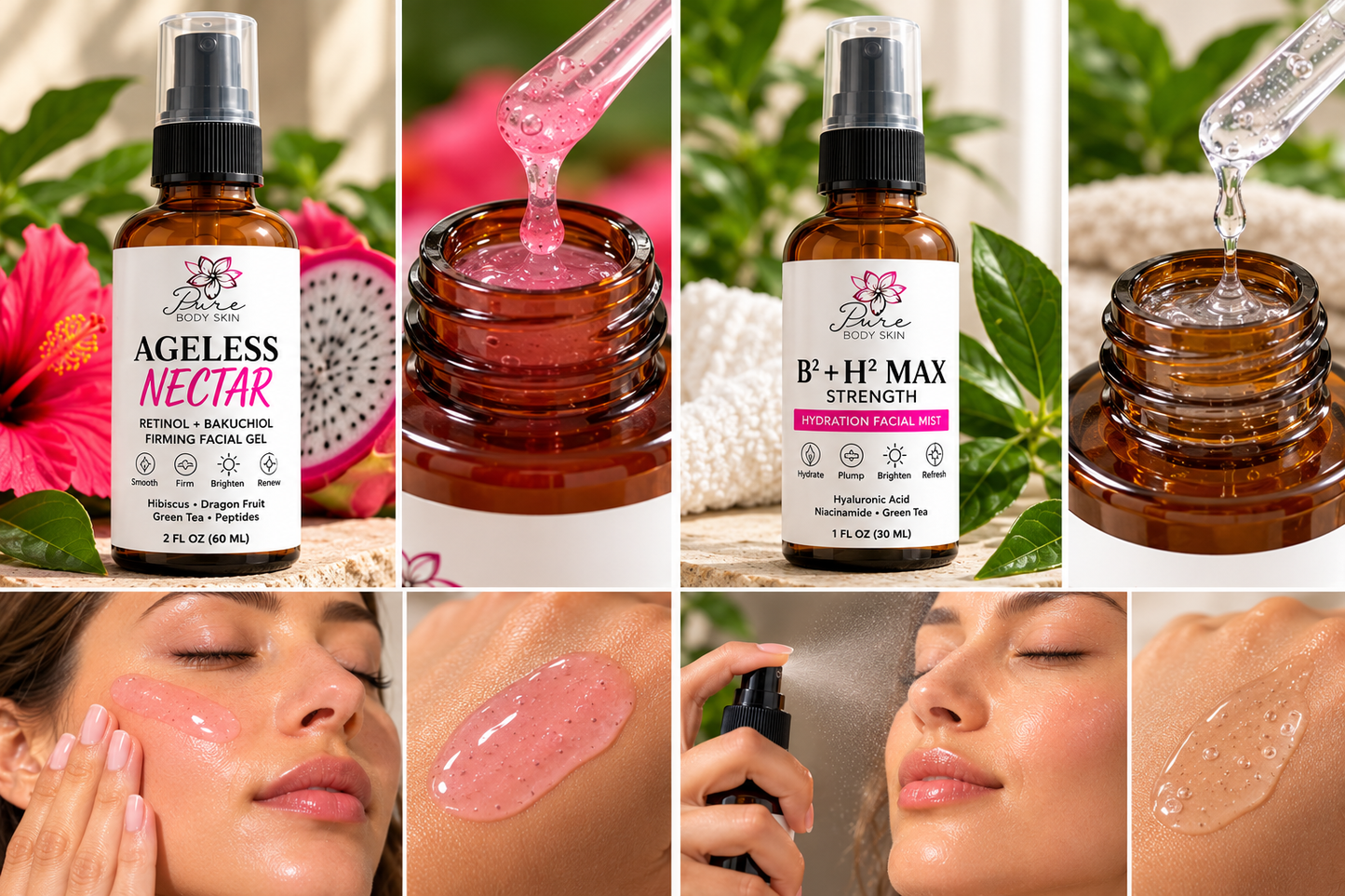 Ageless Day + Night Glow Bundle by Pure Body Skin - photo 2