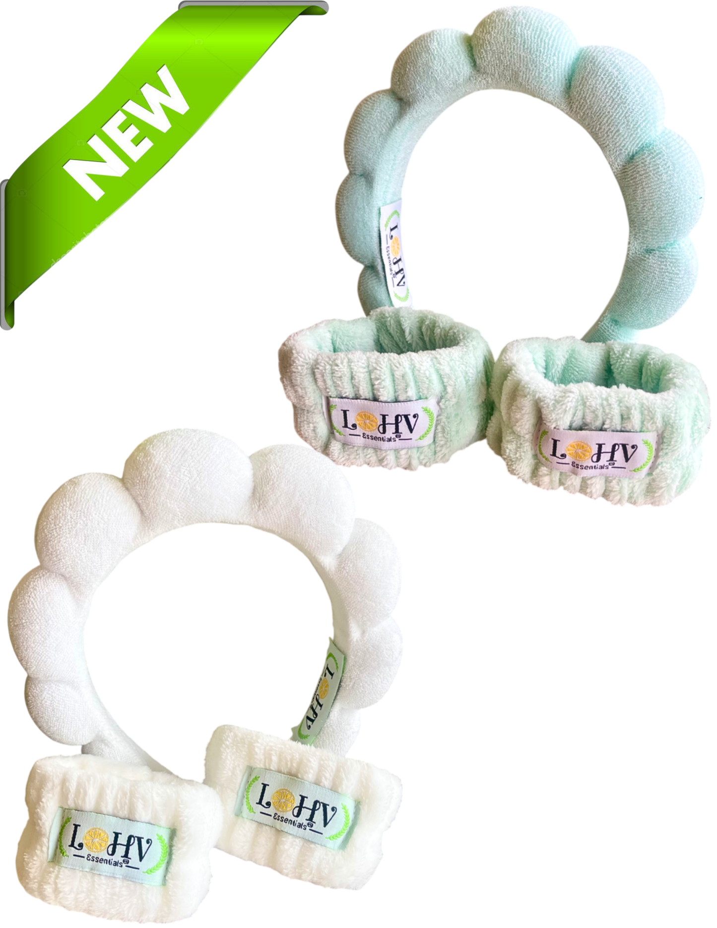 
                  
                    LOHV Band Spa Set – Spa Headband + Absorbent Cozy Wristbands by Pure Body Skin
                  
                