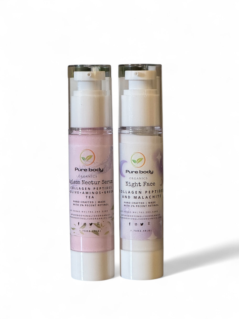 Radiance Duo: Day & Night Face Cream Bundle (1.7 oz Each)