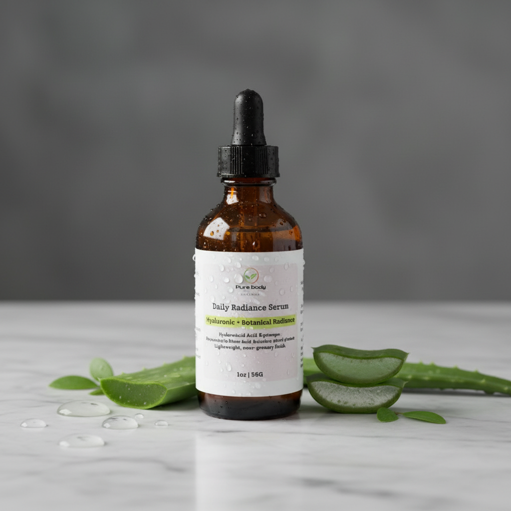 Dew Drop Day Serum in Brown Bottle with Dropper