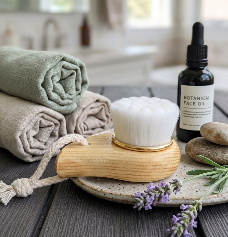 
                  
                    Facial Brush with Bamboo Handle by Pure Body Skin - photo 2
                  
                