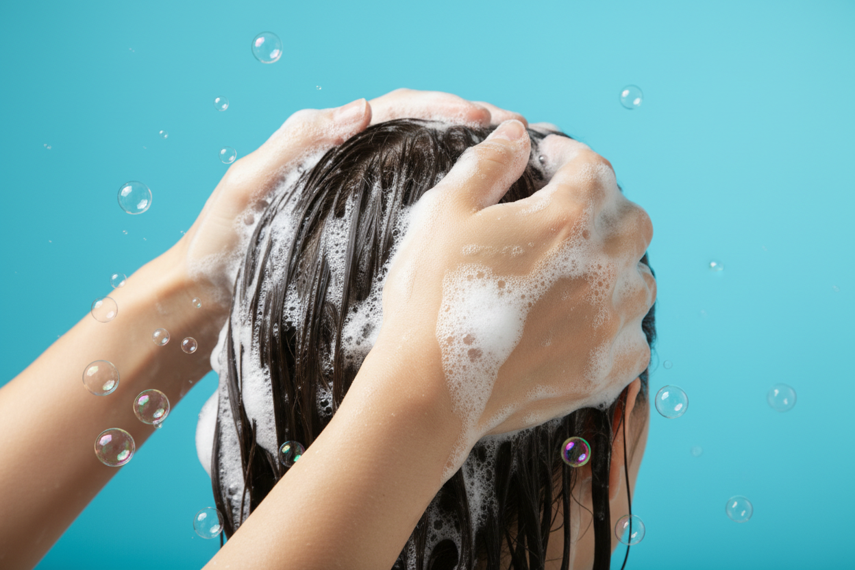 Serum with black dropper and ingredients