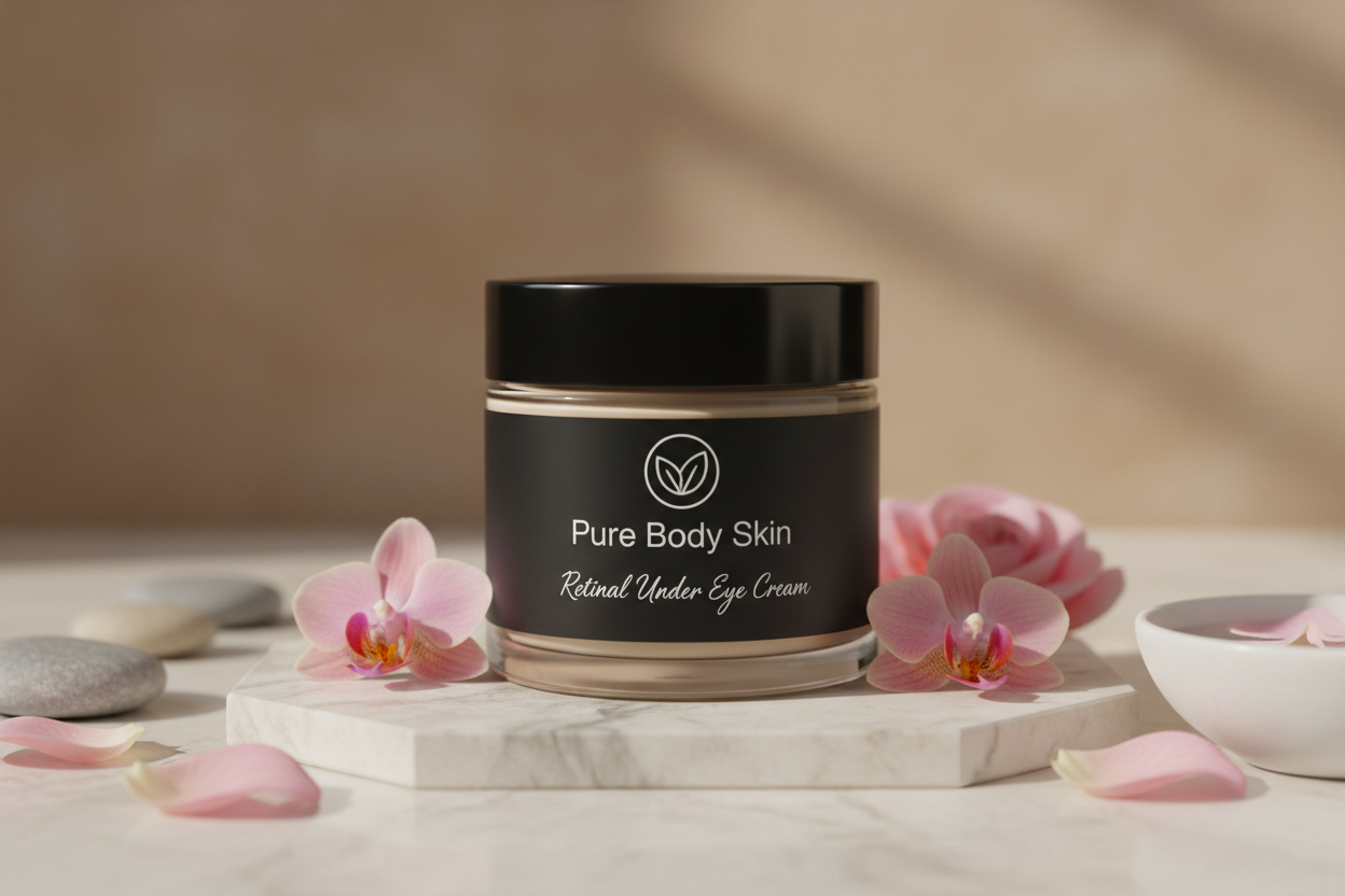 Retinal Under Eye Cream in Glass Jar